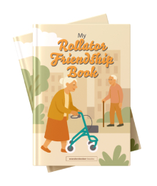 Book of friends especially for rollator users